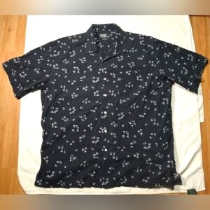 Vintage POLO Ralph Lauren All Over Boat Print Clayton Camp Button up Shirt L/XL